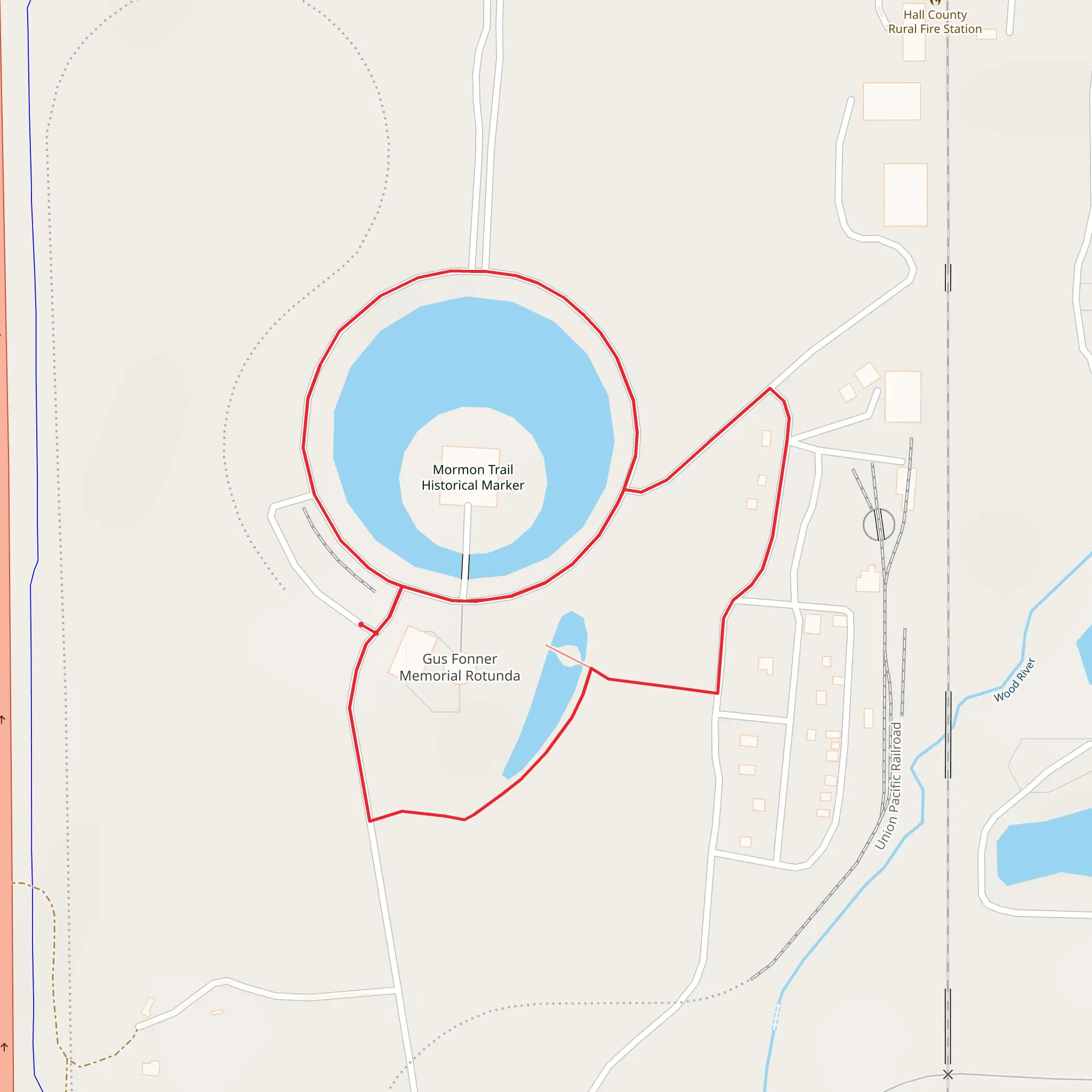 Stuhr Museum Loop mobile static map