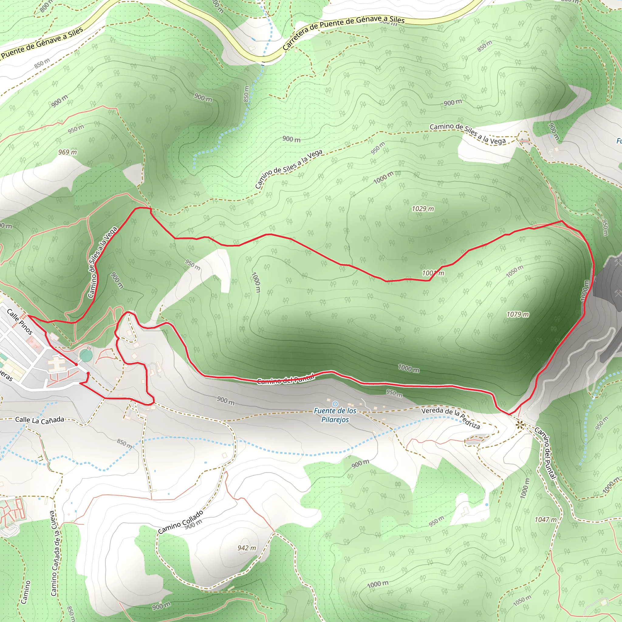 Siles - Portichuelo - Siles mobile static map