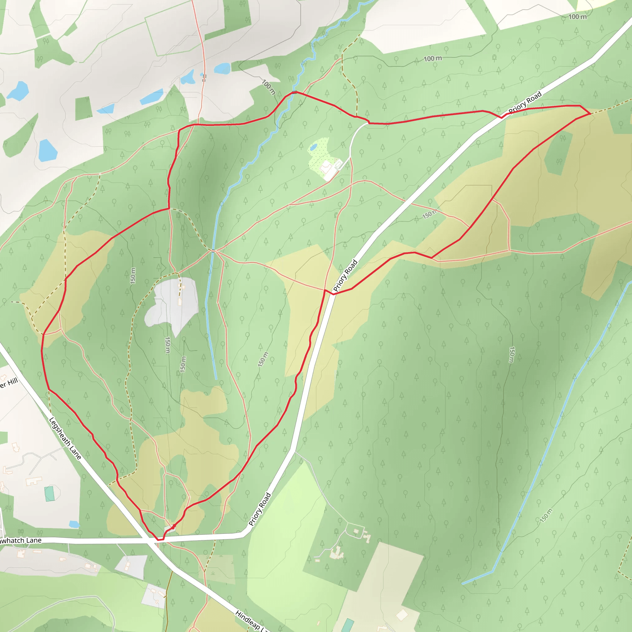 Lavender Platt Loop mobile static map