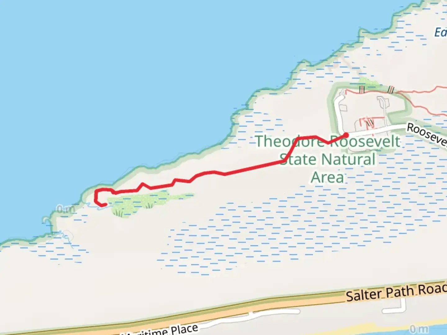 An image depicting the trail Theodore Roosevelt Nature Trail and its surrounding area.