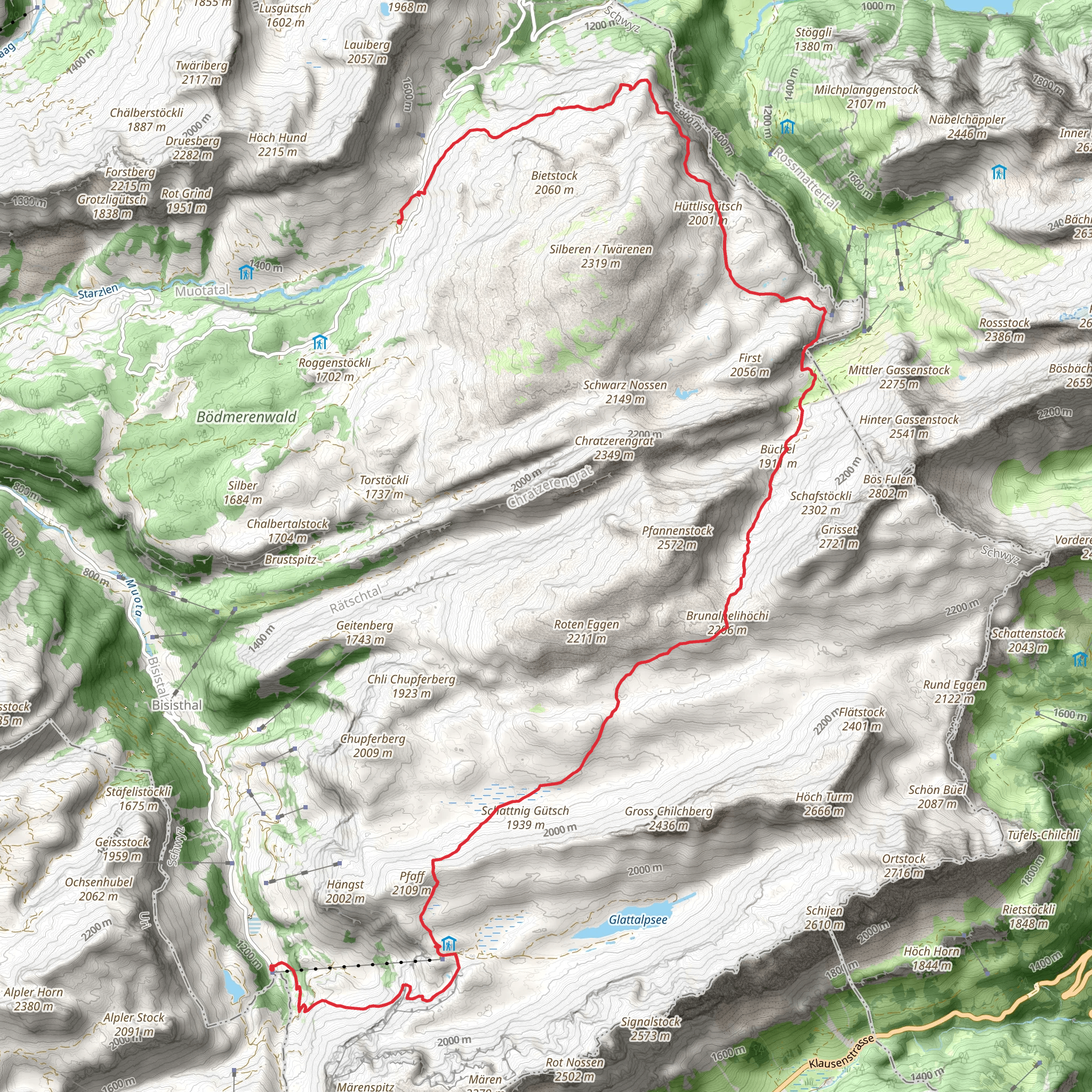 Saliboden - Innä durä mobile static map
