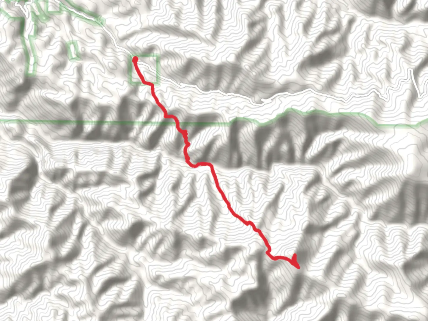 An image depicting the trail Grouse Mountain via Deloche-Wynn Canyon Trail and its surrounding area.
