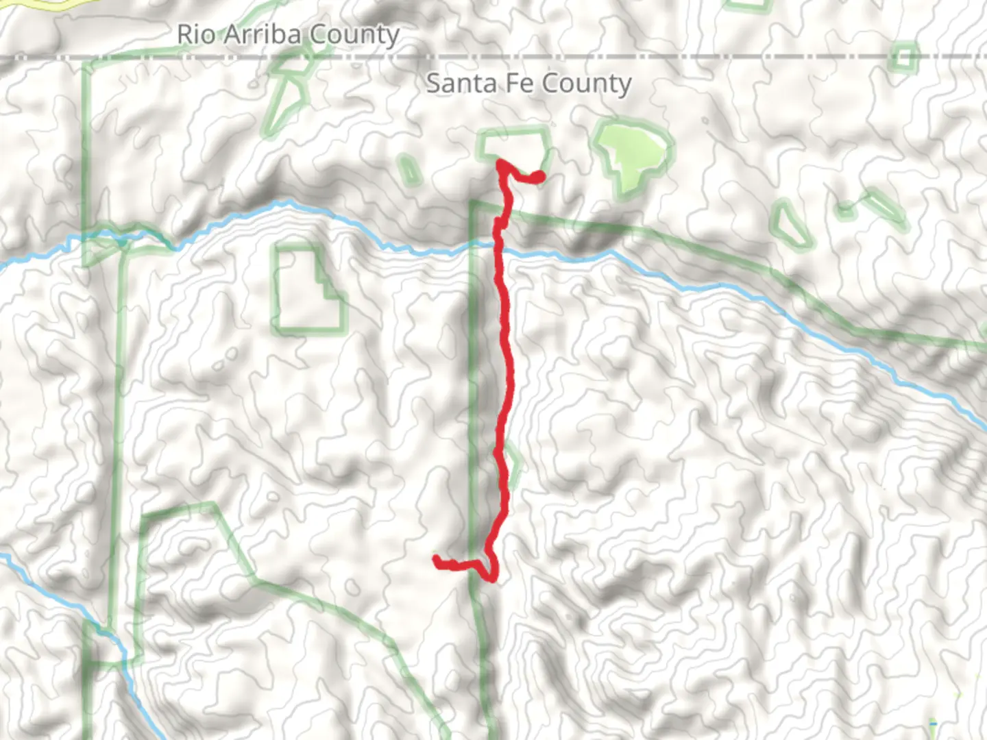 An image depicting the trail Borrego Trail and its surrounding area.
