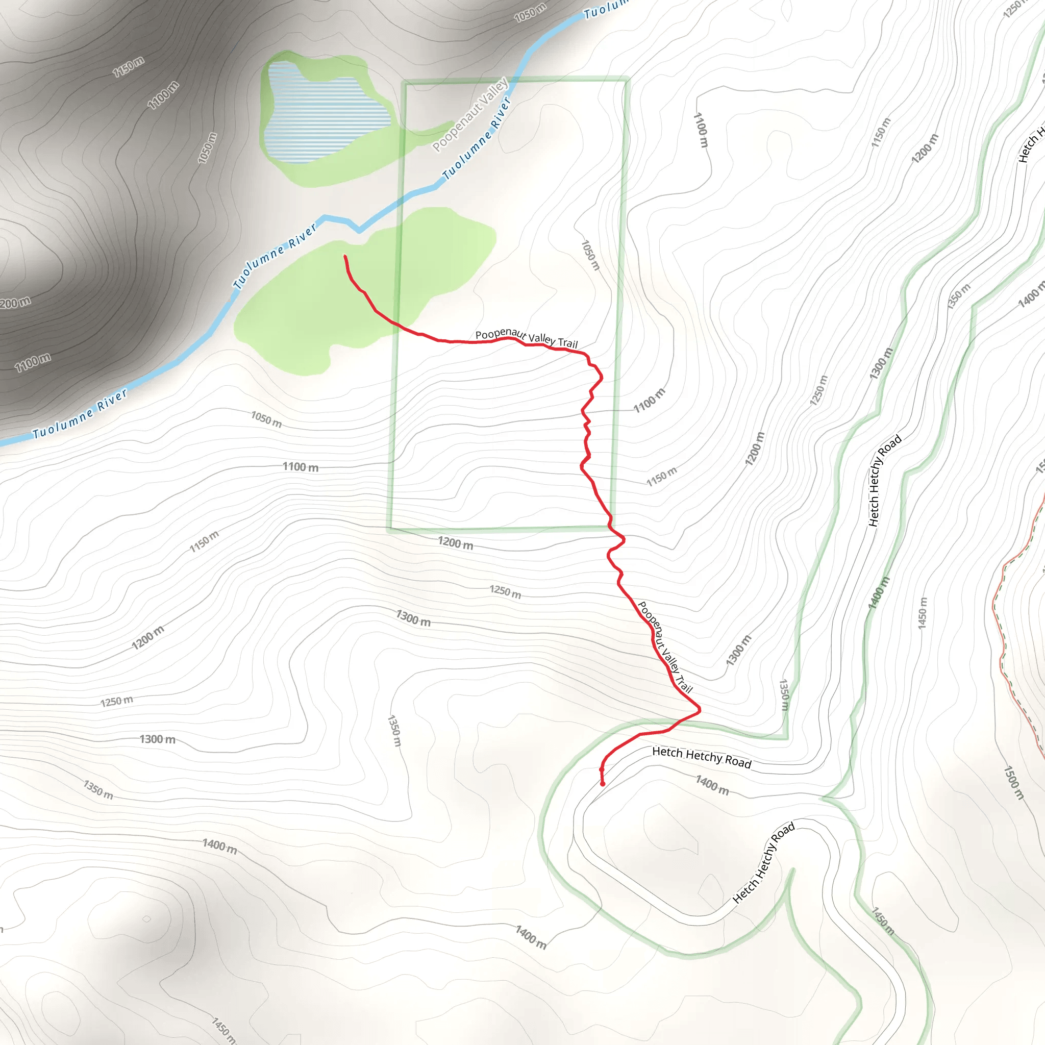 Poopenaut Valley Trail mobile static map