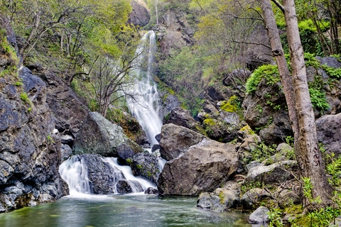 An image depicting the trail Buckeye Trail to Alder Creek Camp and its surrounding area.