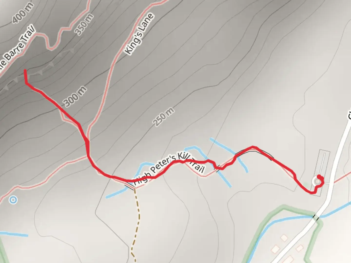An image depicting the trail Shawangunk Ridge and its surrounding area.