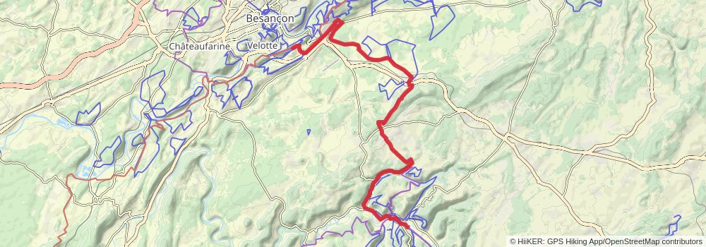 Via Francigena stage 49 Map