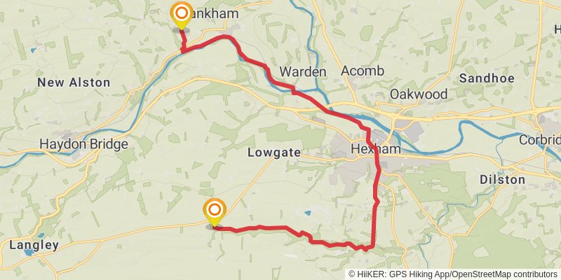 Alternative Coast to Coast stage 11 Map