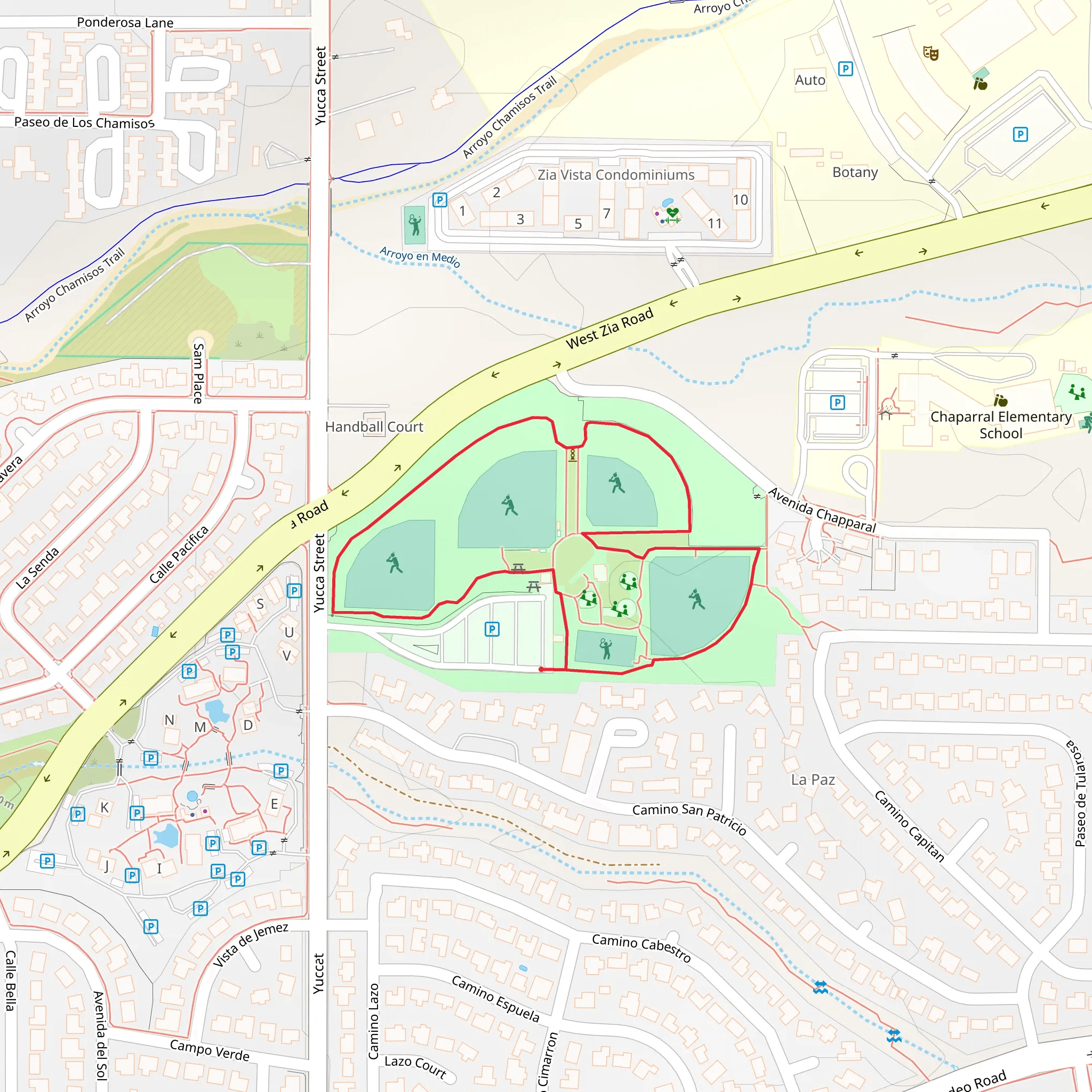 Ragle Park Loop mobile static map