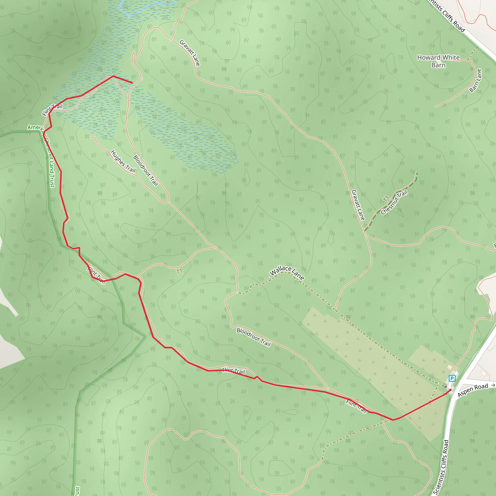 Flint Trail mobile static map