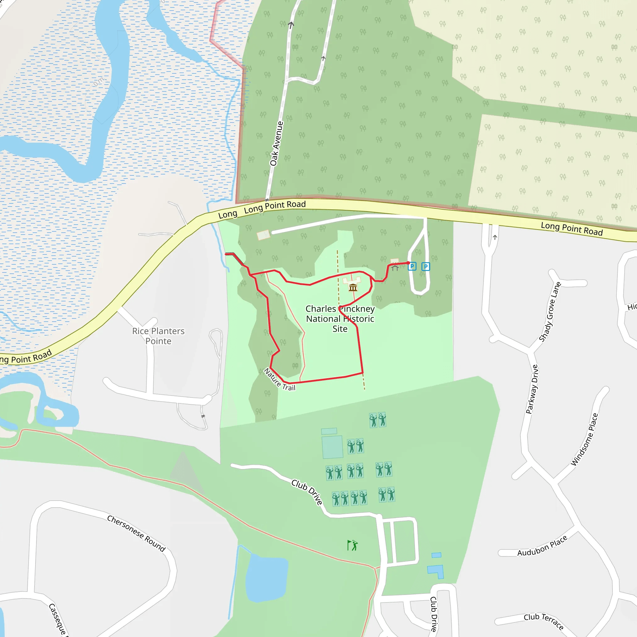 Historic Road Trace Loop mobile static map