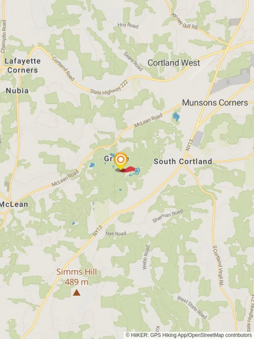 An image depicting the trail Gracie Road Loop and its surrounding area.