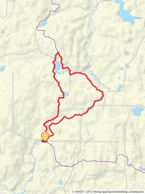 Pigeon Bridge and Grass Lake Loop via Fisherman Road