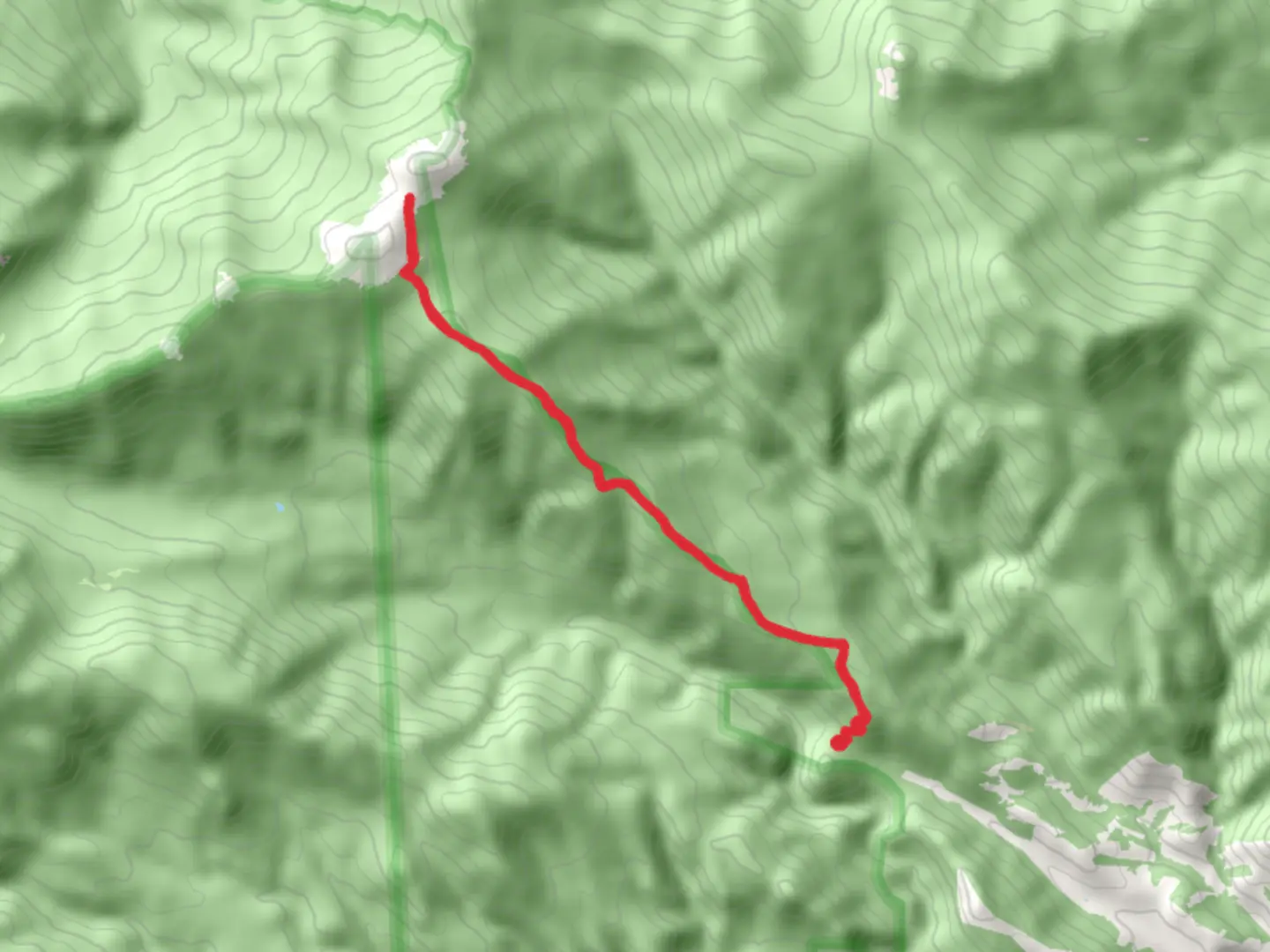 An image depicting the trail Signal Mountain via Bulwark Ridge Trail and its surrounding area.