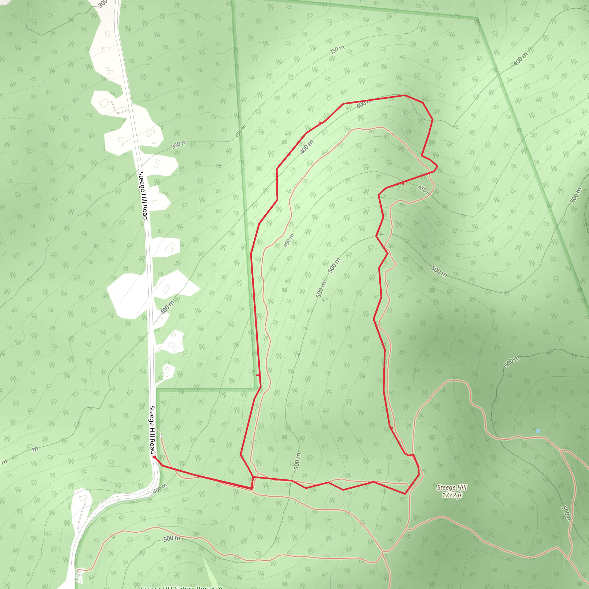 Steege Hill Road Loop mobile static map