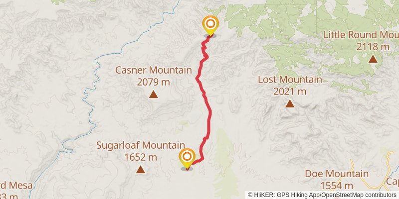 Mooney Trail stage 2 Map