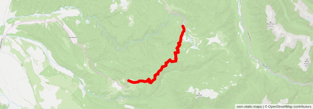 Waiuta - Big River stage 2 Map