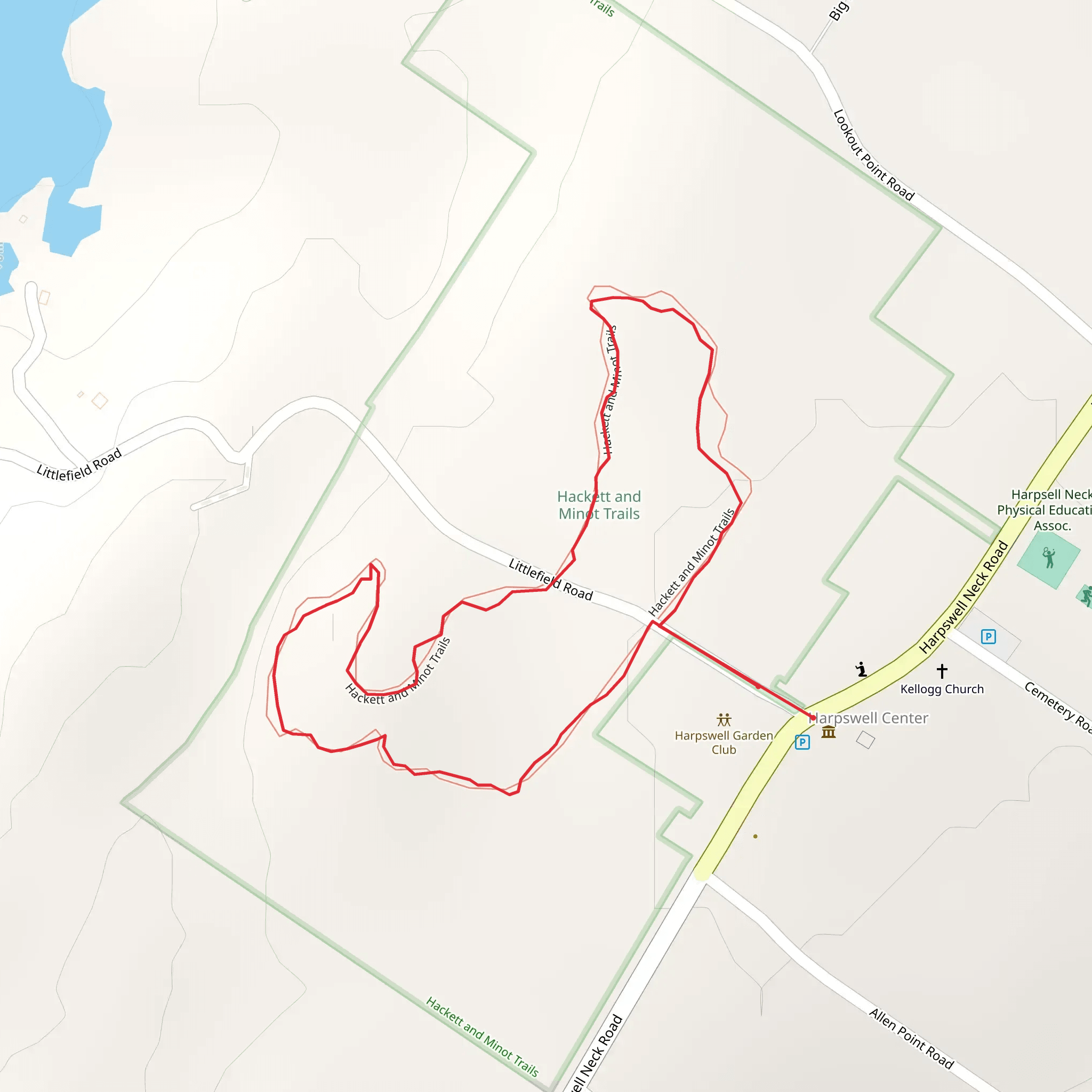 Harpswell Neck Road Loop mobile static map