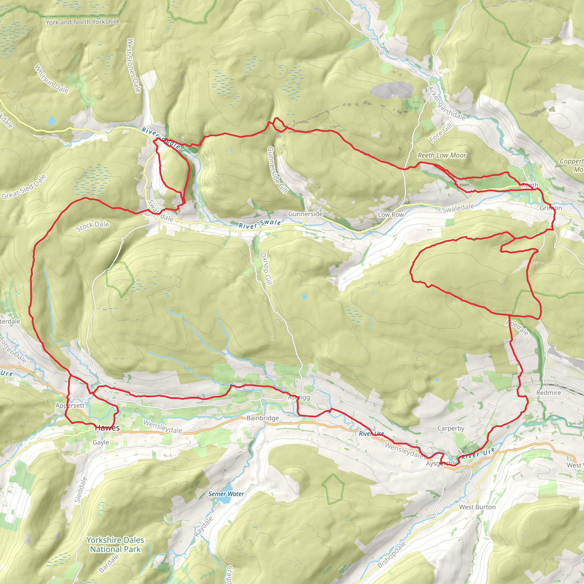 Herriot Way mobile static map