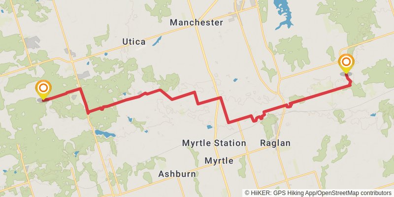 Oak Ridges Trail stage 5 Map