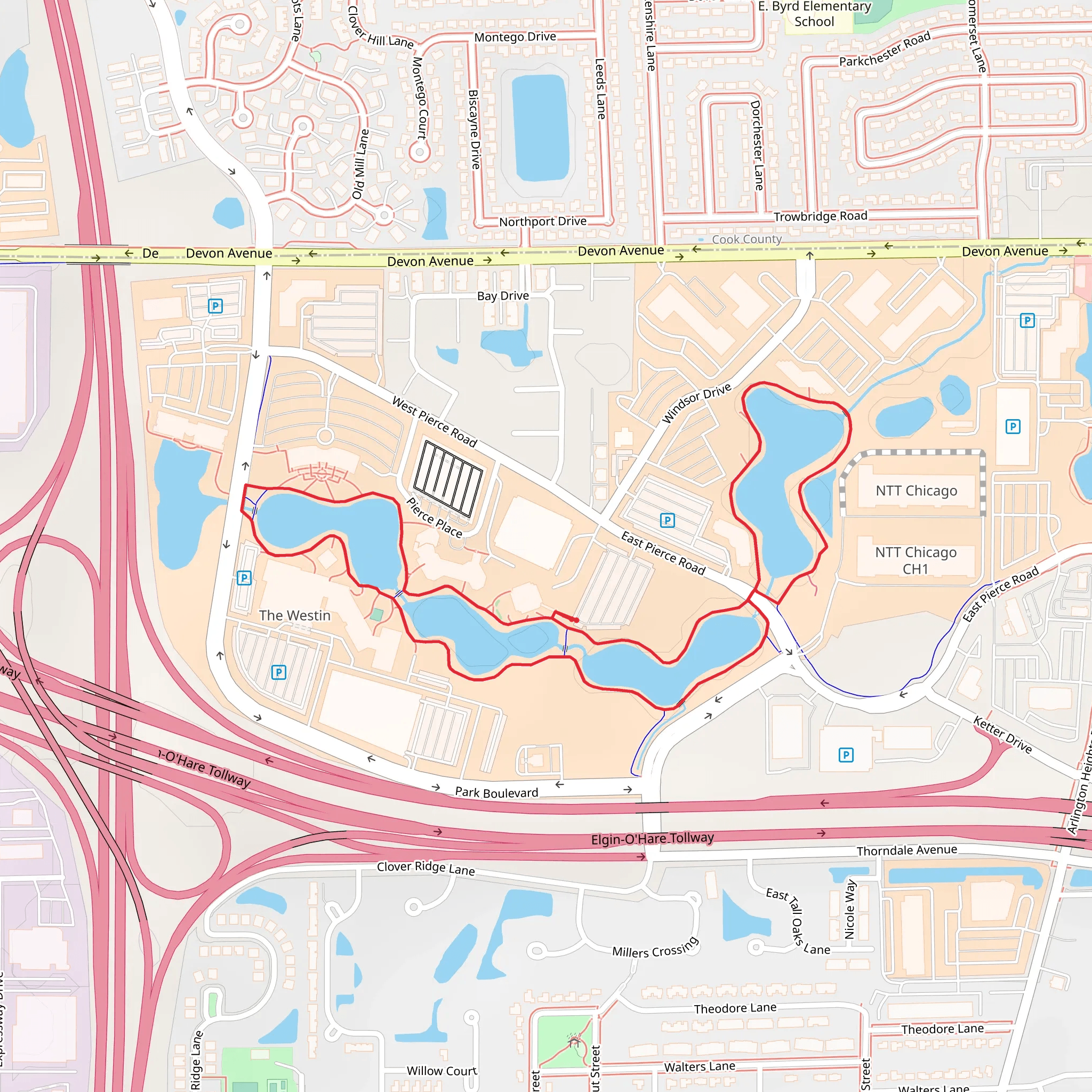 Pierce Road Loop mobile static map