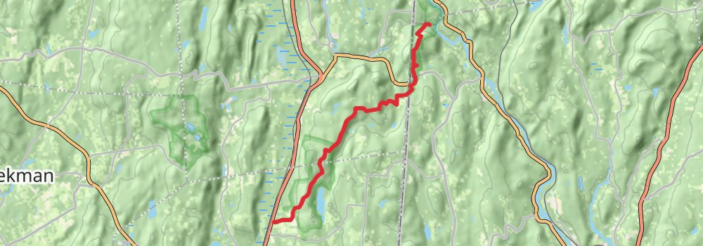 Appalachian Trail Section Hike - Sage Ravine to Pawling stage 6 Map