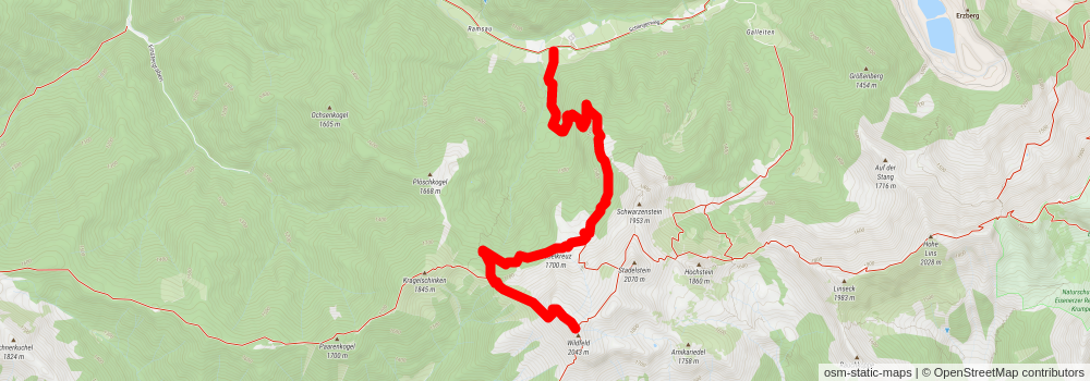 Wildfeld - Stadlstein stage 2 Map