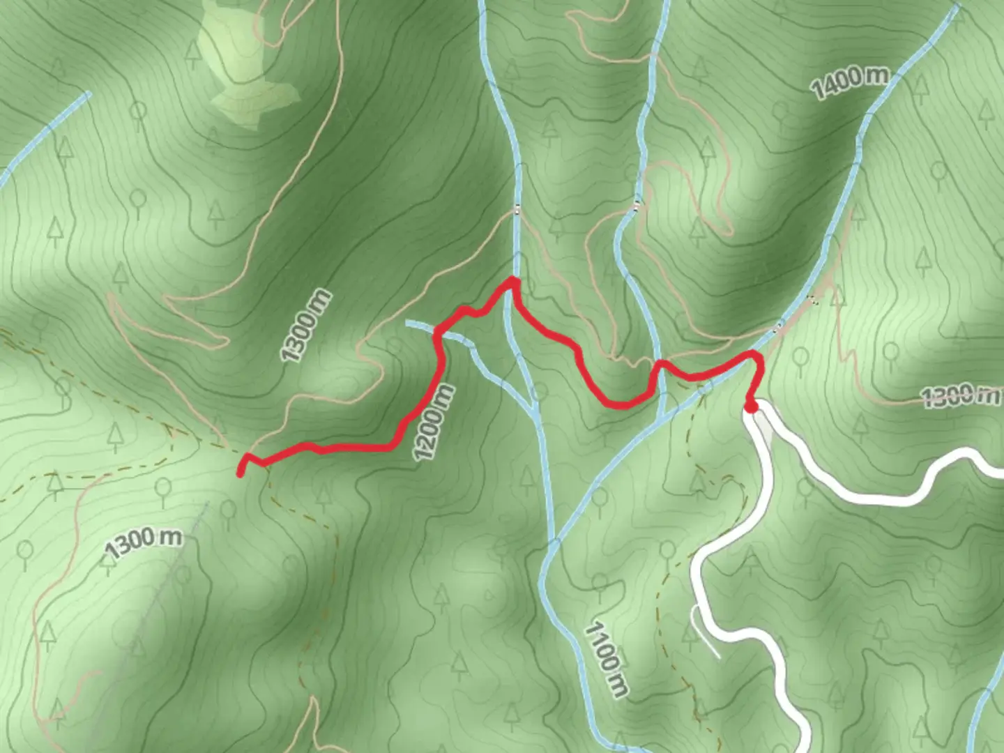 An image depicting the trail Mount Kit Carson Loop Road and its surrounding area.