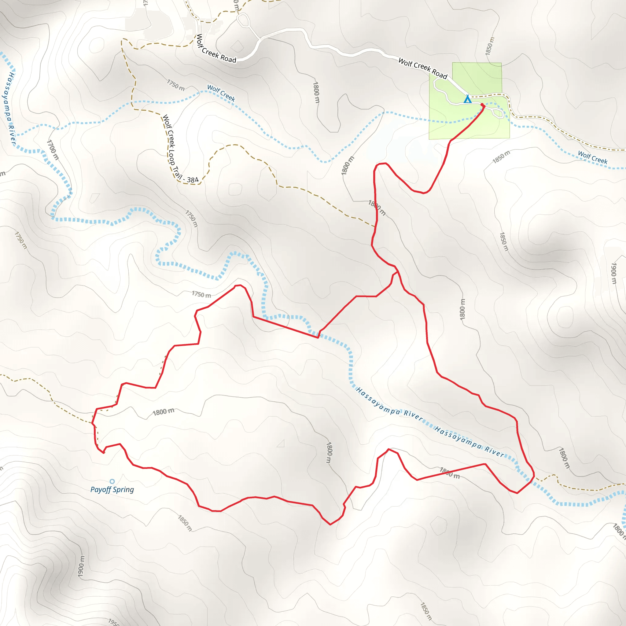 Hassayampa River Loop mobile static map