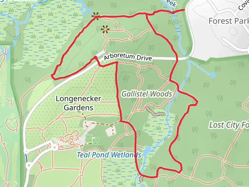 Wingra and Gallistel Woods Loop
