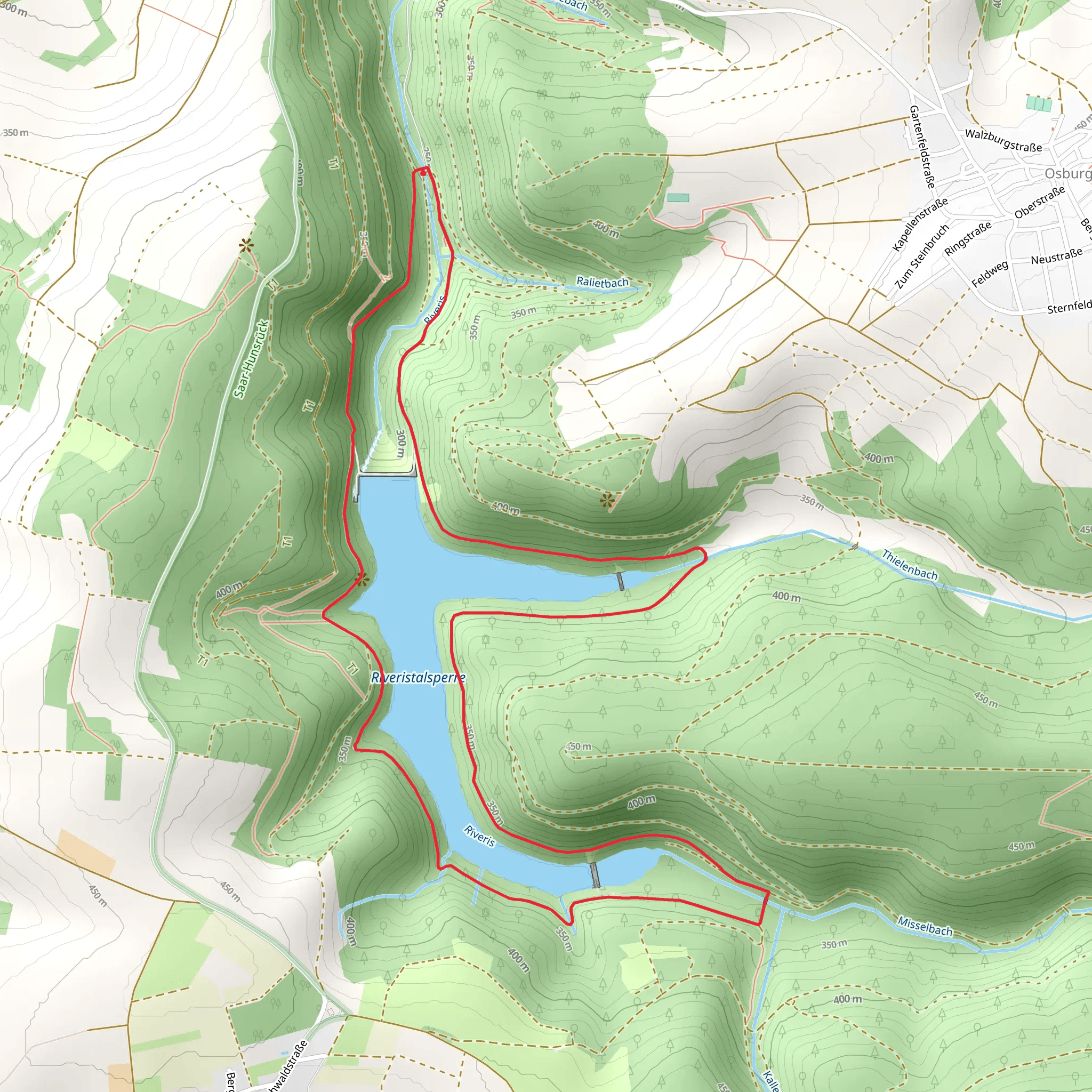 Riveristalsperre Loop mobile static map