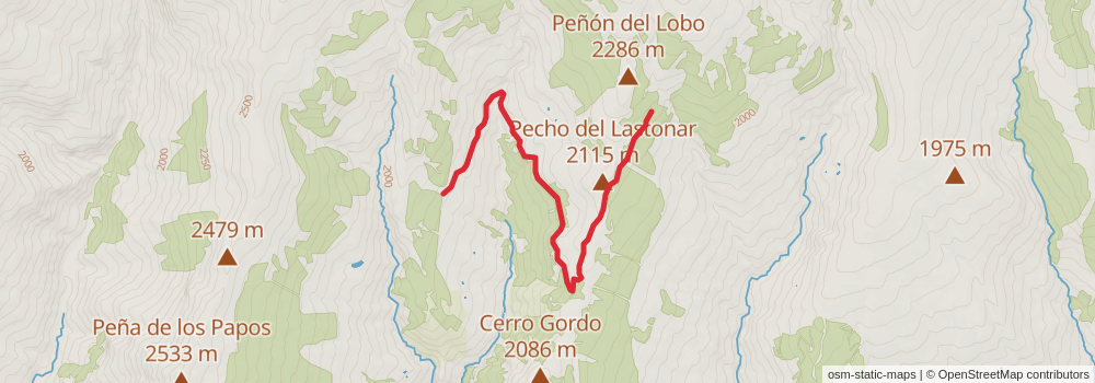 GR 240 Sendero Sulayr stage 8 Map
