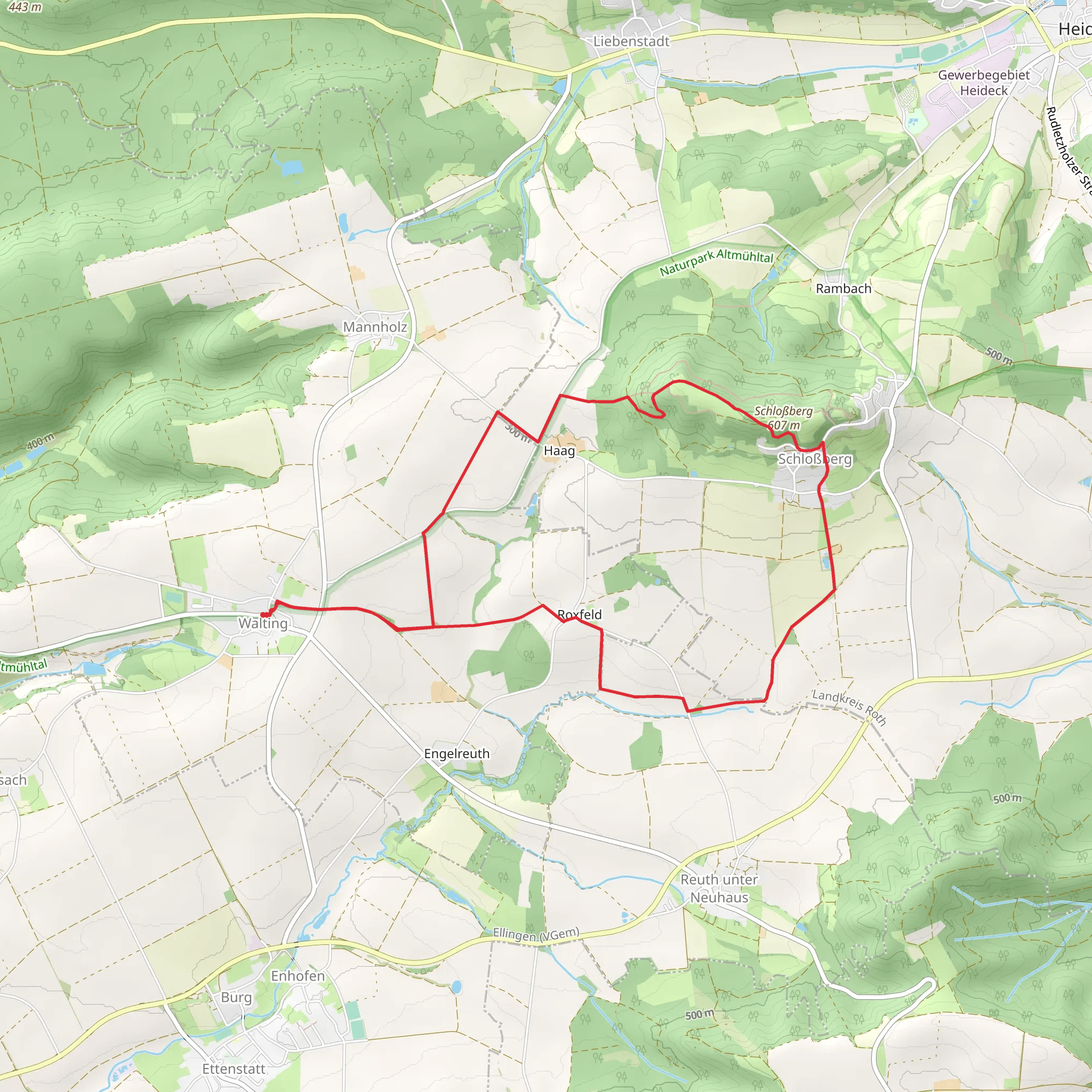 Pleinfeld 78 Loop mobile static map