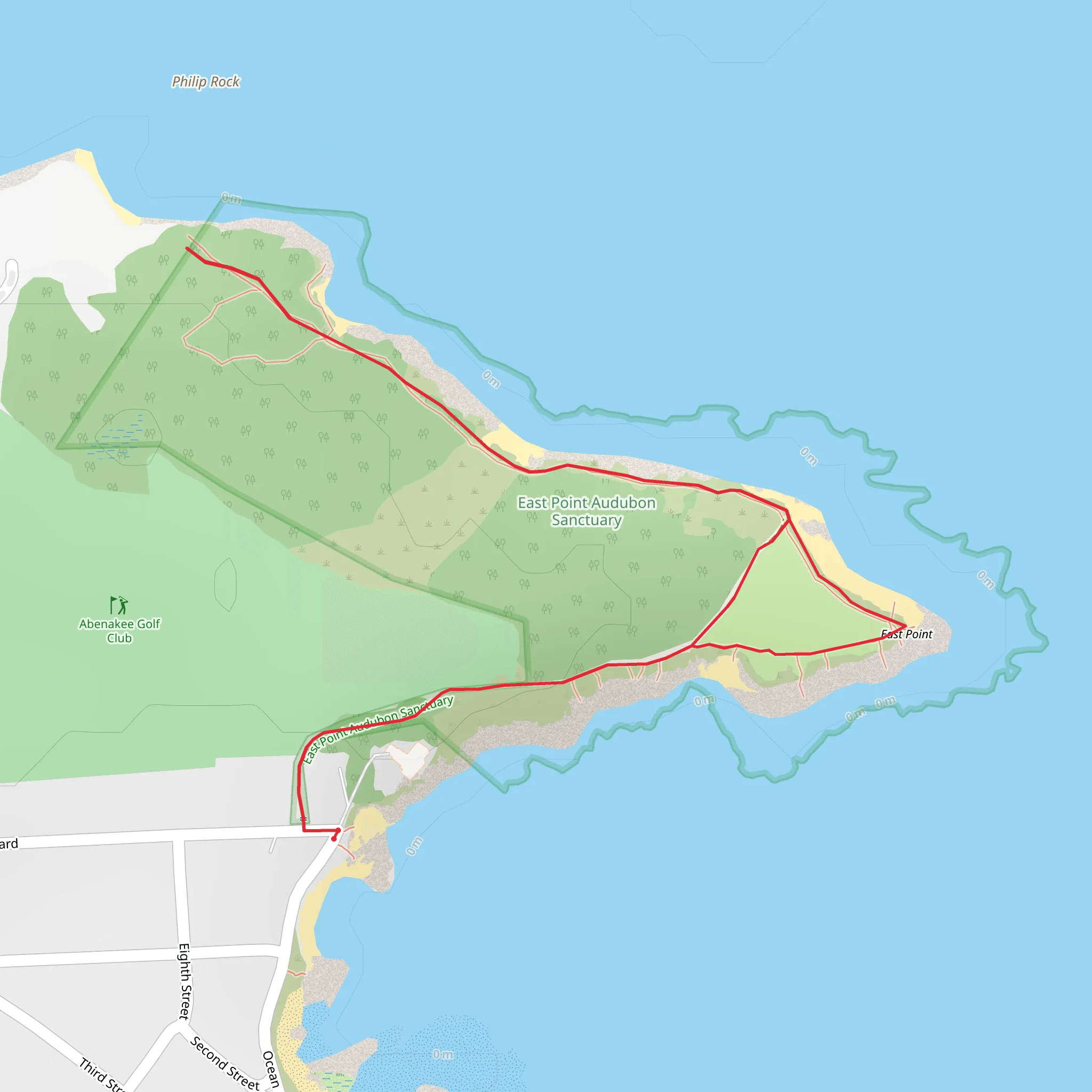 East Point Sanctuary mobile static map