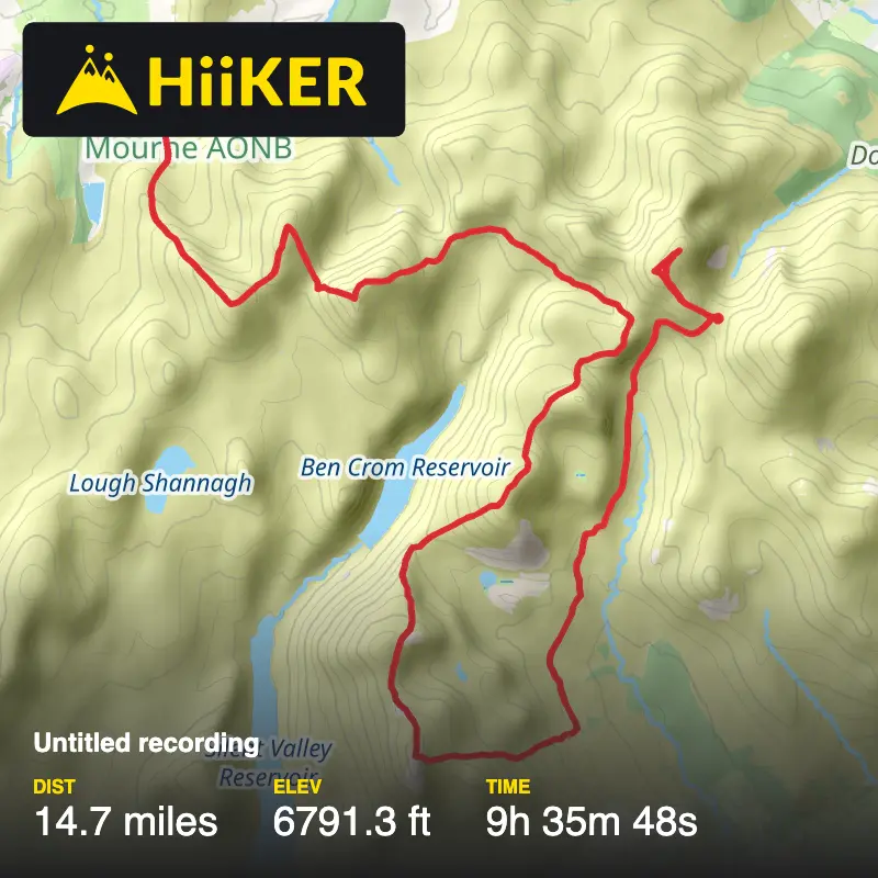 A map preview of the recording Untitled recording.