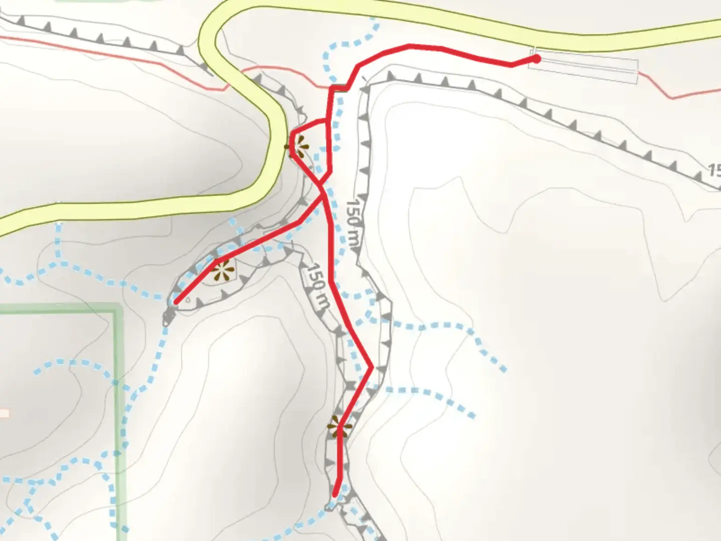 An image depicting the trail Ottawa Canyon and its surrounding area.