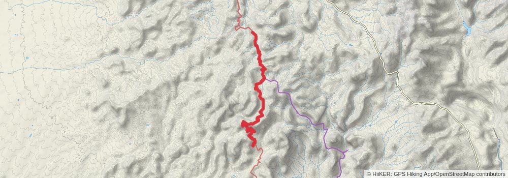Arizona Trail stage 28 Map