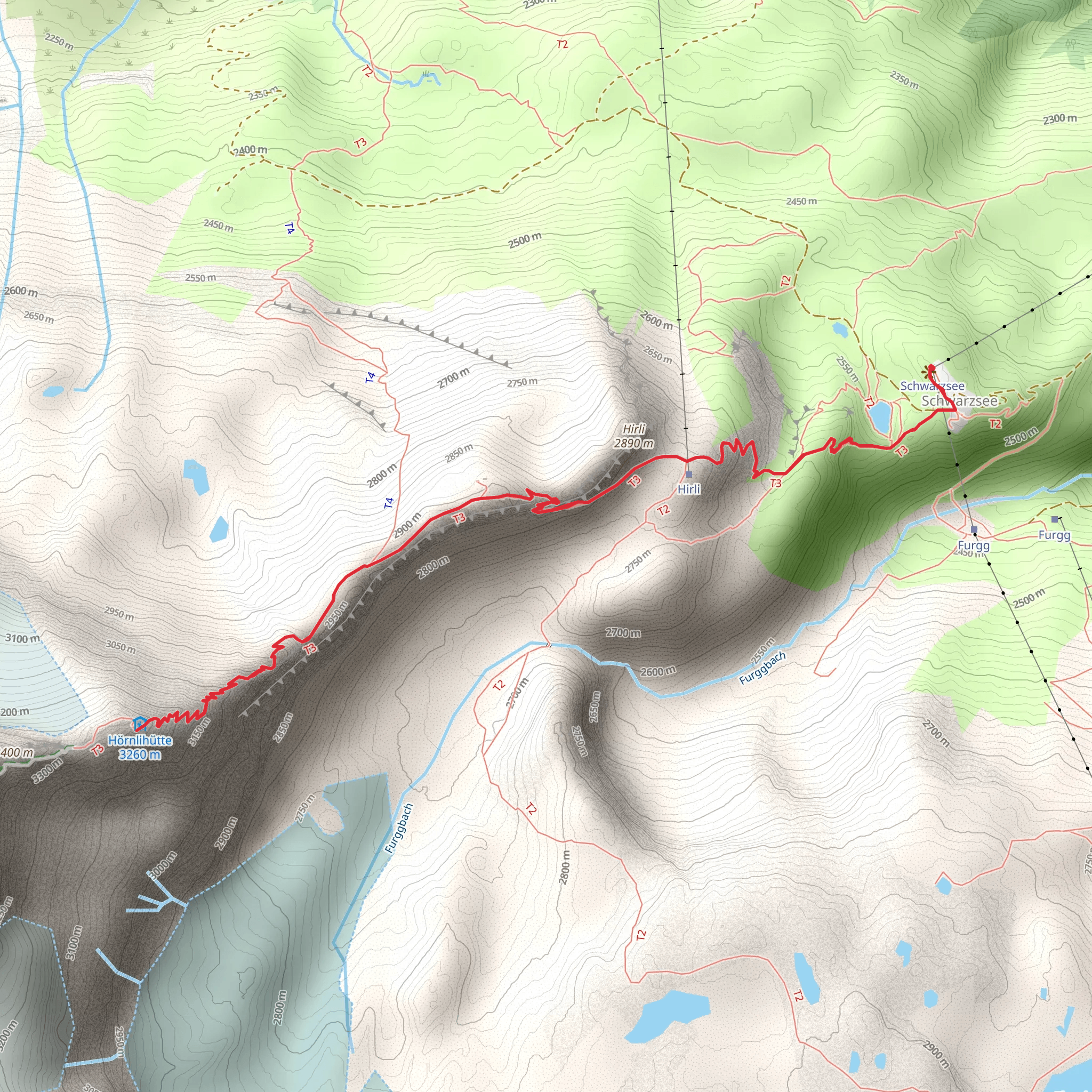 Hörnli Trail Nr 27 mobile static map