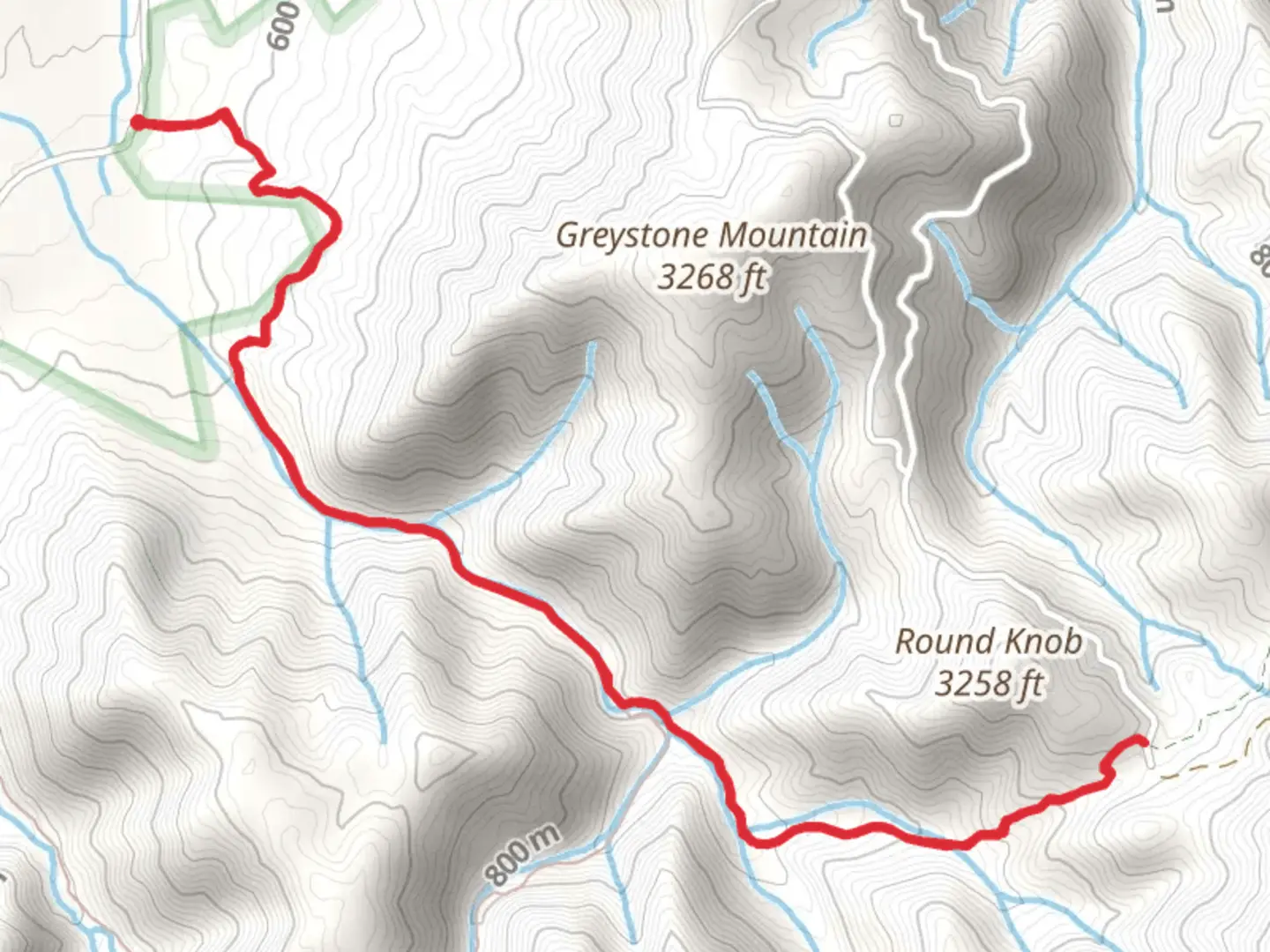 An image depicting the trail Davis Creek Trail and its surrounding area.