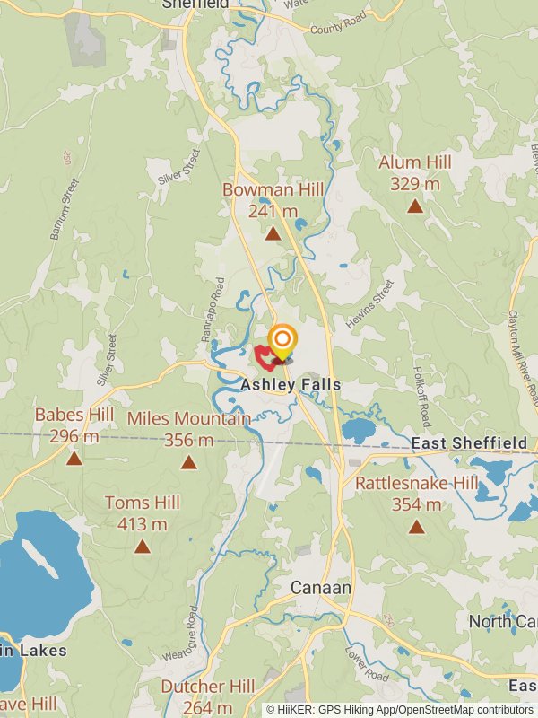 Main Outer Loop Trail via Ashley Falls Road