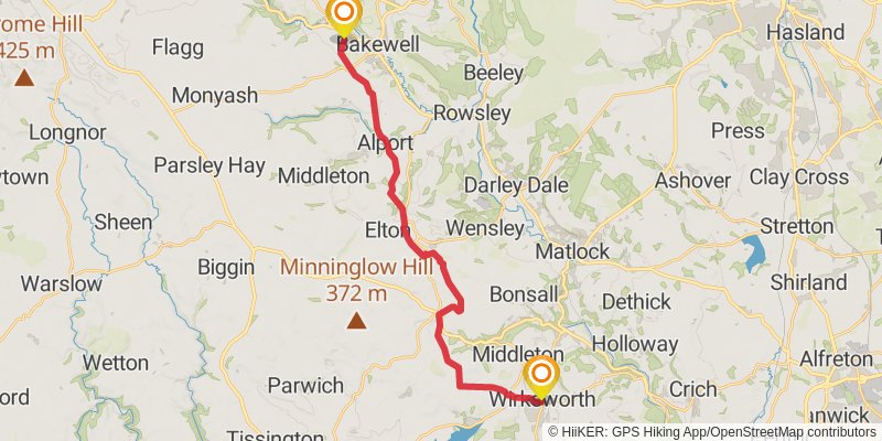Derbyshire Portway stage 3 Map