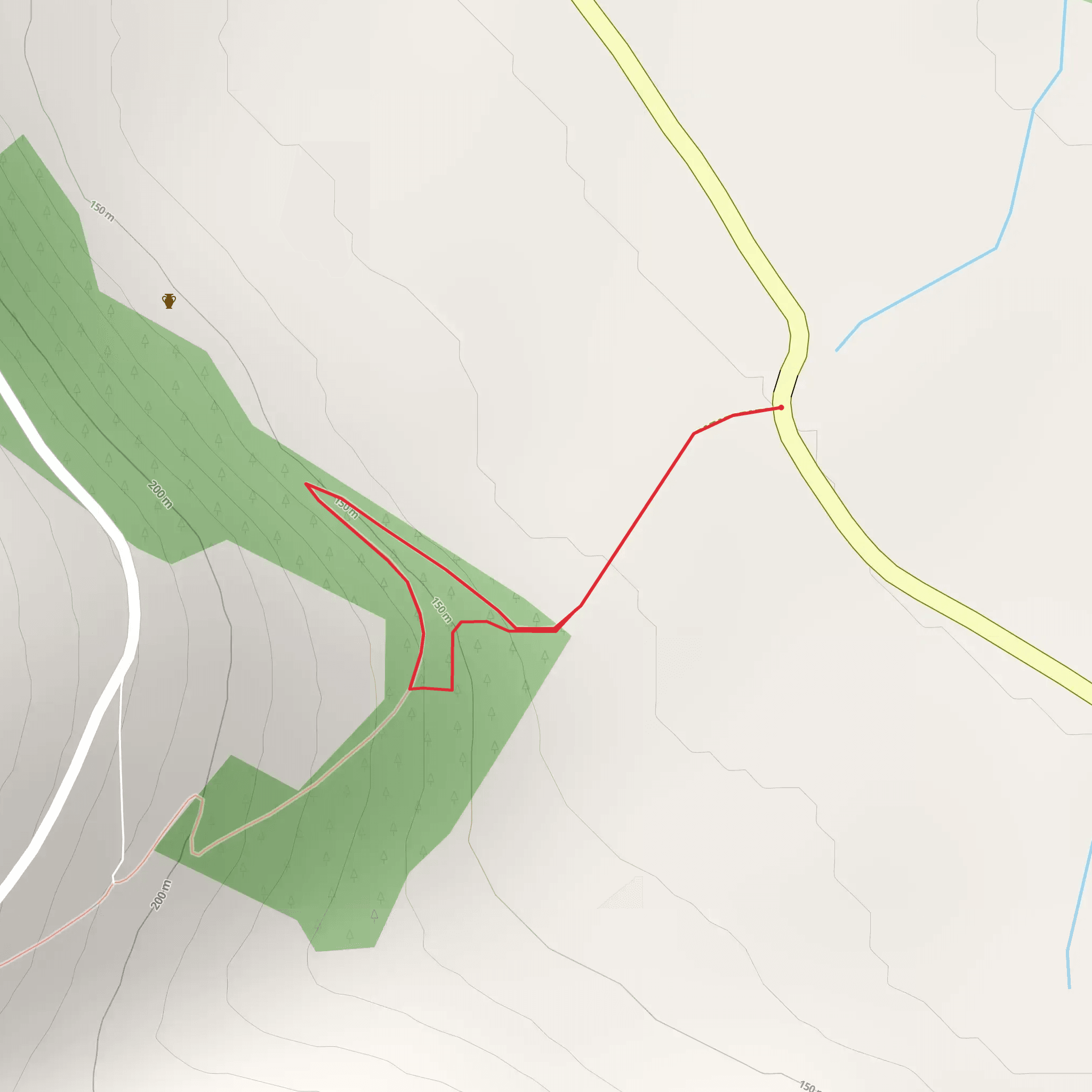 Broadford Ashford Walking Trail - Ashford Woodland Loop mobile static map