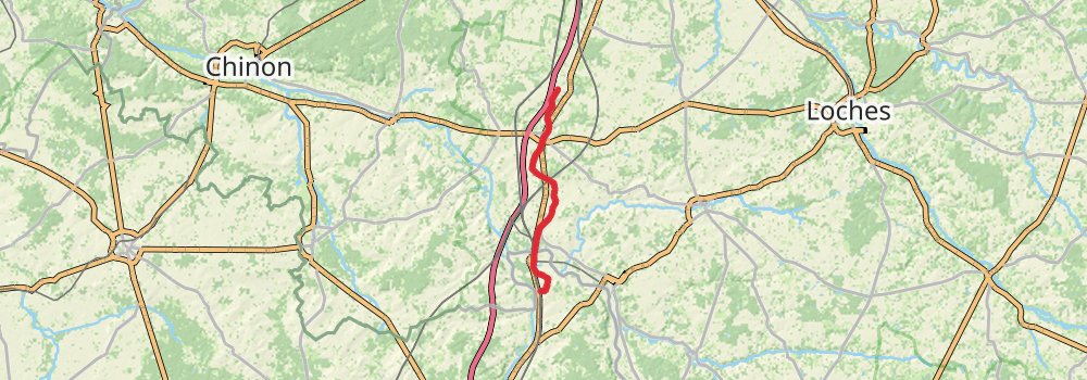 GR 655 Via Turonensis stage 40 Map