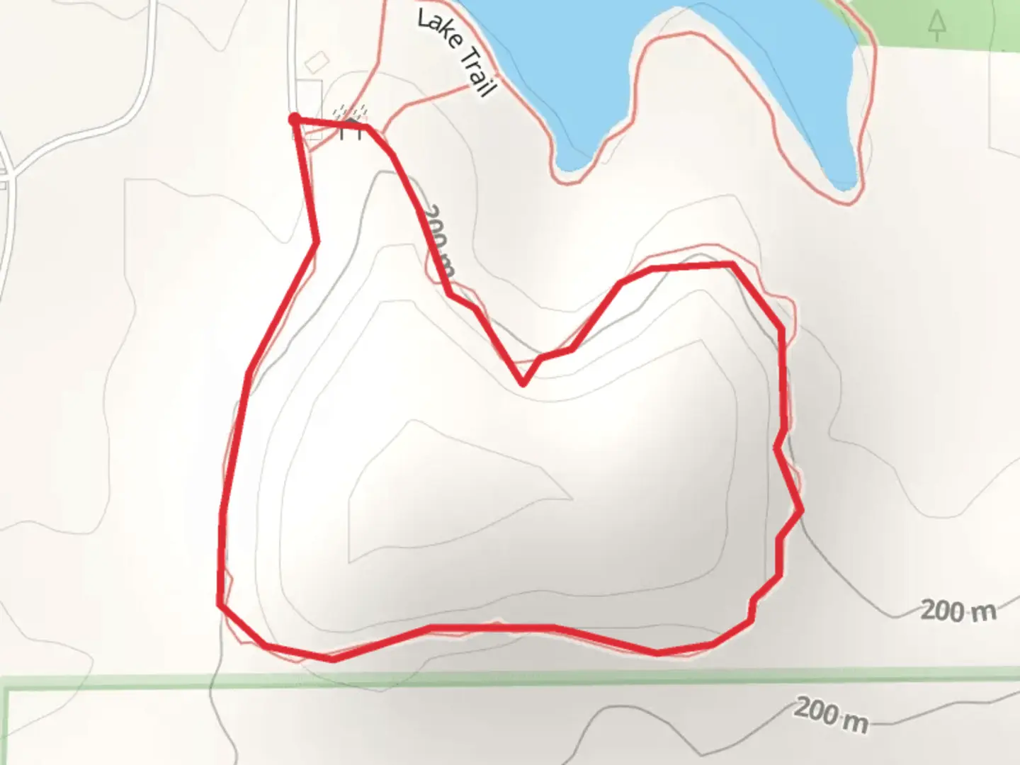An image depicting the trail Round Bluff Nature Preserve Loop Trail and its surrounding area.