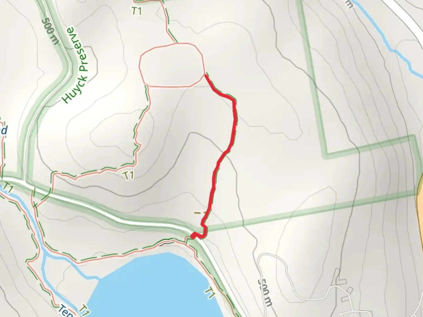 An image depicting the trail Myosotis Dam to Ordway Trail and its surrounding area.