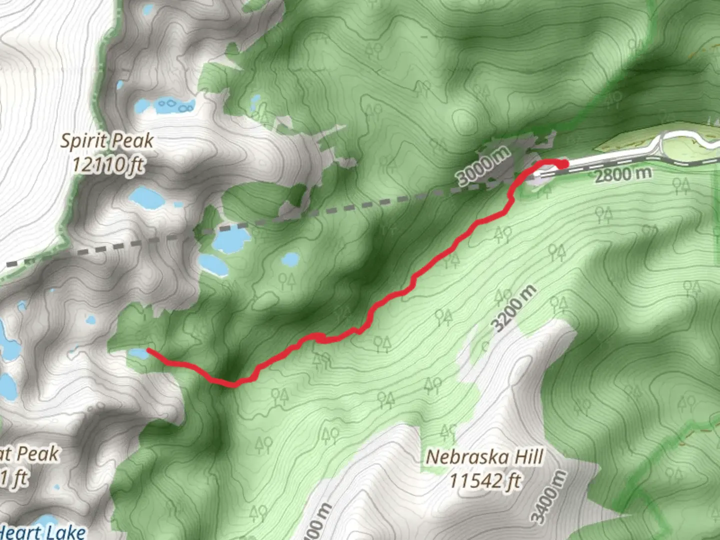 An image depicting the trail Clayton Lake Trail and its surrounding area.