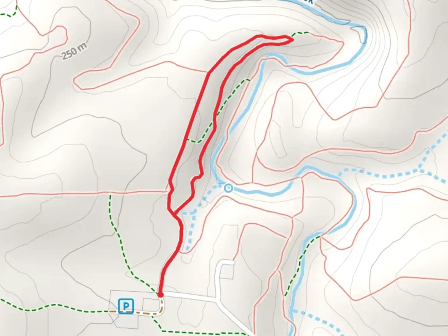 An image depicting the trail Chinquapin Loop Trail and its surrounding area.
