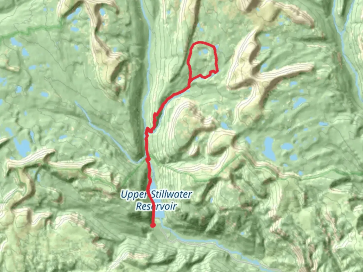 An image depicting the trail Shamrock Lake and Amlen Lake Loop via Rock Creek Trail and its surrounding area.