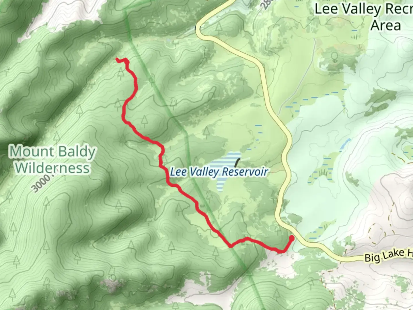 An image depicting the trail Crossover Trail and its surrounding area.