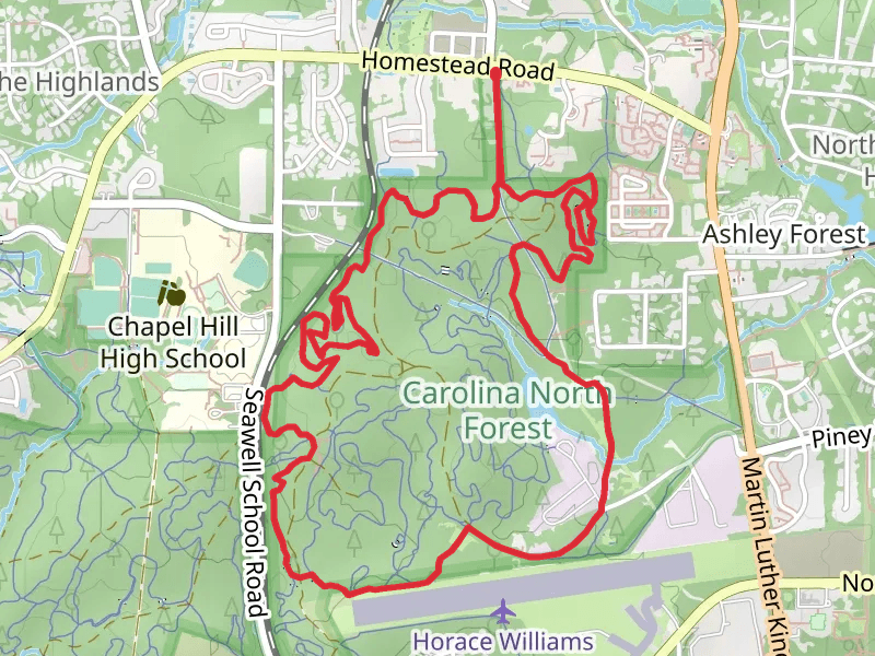 Horrace Williams Trail and Neverland Outer Loop